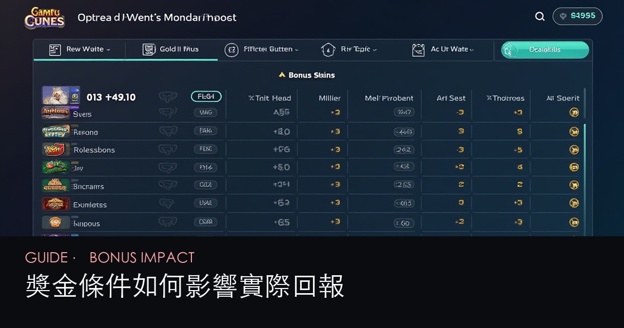 獎金條件影響縮圖